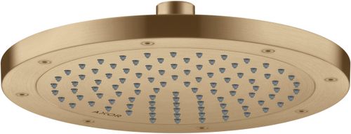 AXOR-HG-AXOR-ShowerSolutions-Kopfbrause-245-1jet-Brushed-Bronze-35380140 gallery number 1